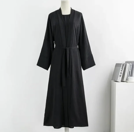 2 Piece Abaya - Black